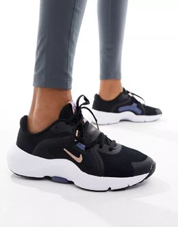 Nike: Чёрные кроссовки 