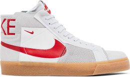 Nike: Красные кроссовки  Blazer Mid Premium