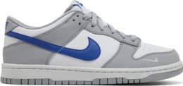 Nike: Серые кроссовки  Dunk Low