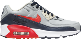 Nike: Светлые кроссовки  Air Max 90