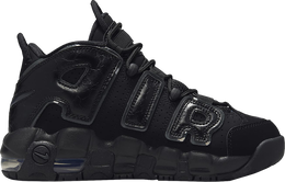 Nike: Чёрные кроссовки  Air More Uptempo