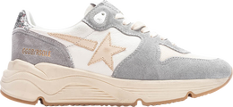 Golden Goose: Серебристые кроссовки  Running Sole