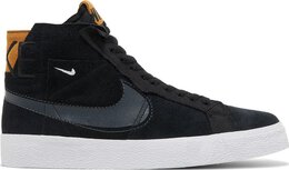 Nike: Чёрные кроссовки  Blazer Mid Premium