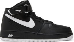 Nike: Чёрные кроссовки  Air Force 1