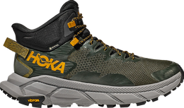 HOKA: Зелёные кроссовки 