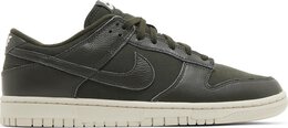 Nike: Зелёные кроссовки  Dunk Low Premium