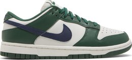 Nike: Зелёные кроссовки  Dunk Low