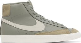 Nike: Тёмные кроссовки Blazer Mid 77