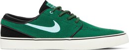 Nike: Зелёные кроссовки  Zoom Stefan Janoski