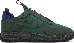 Nike: Зелёные кроссовки  Air Force 1