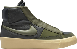 Nike: Зелёные кроссовки  Blazer Mid