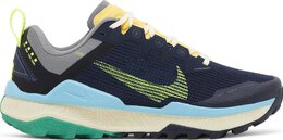 Nike: Синие кроссовки 