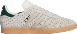 Adidas: Зелёные кроссовки  Gazelle