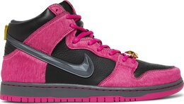 Nike: Розовые кроссовки  Dunk High