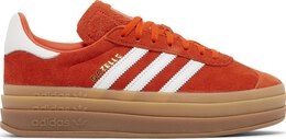 Adidas: Оранжевые кроссовки  Gazelle