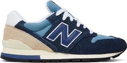 New Balance: Синие кроссовки  996