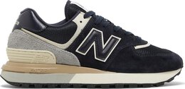 New Balance: Синие кроссовки  574