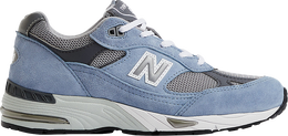 New Balance: Голубые кроссовки 