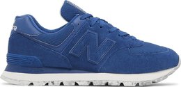 New Balance: Синие кроссовки  574
