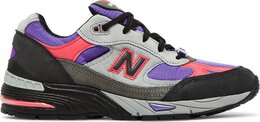 New Balance: Чёрные кроссовки  991