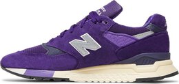 New Balance: Фиолетовые кроссовки 