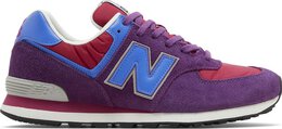 New Balance: Фиолетовые кроссовки  574