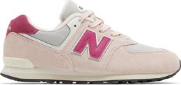 New Balance: Розовые кроссовки  574