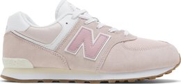 New Balance: Розовые кроссовки  574