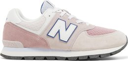 New Balance: Розовые кроссовки  574