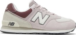 New Balance: Розовые кроссовки  574