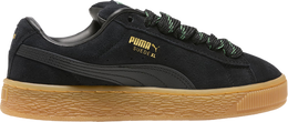 PUMA: Чёрные кроссовки  Suede