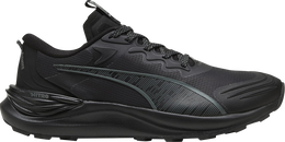 PUMA: Чёрные кроссовки 