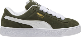 PUMA: Тёмные кроссовки  Suede