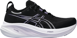 Asics: Чёрные кроссовки  Gel-Nimbus