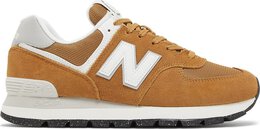 New Balance: Оранжевые кроссовки  574