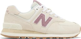 New Balance: Бежевые кроссовки  574