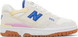 New Balance: Голубые кроссовки  550