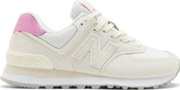 New Balance: Розовые кроссовки  574