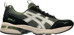 Asics: Зелёные кроссовки  Gel-1090