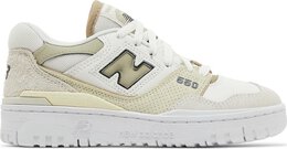 New Balance: Зелёные кроссовки  550