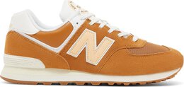 New Balance: Коричневые кроссовки  574