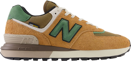 New Balance: Коричневые кроссовки  574