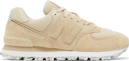 New Balance: Коричневые кроссовки  574