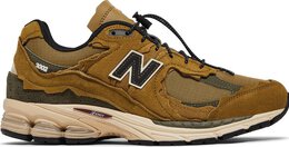 New Balance: Коричневые кроссовки  2002R