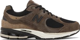 New Balance: Коричневые кроссовки  2002R