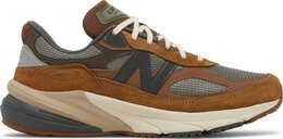 New Balance: Коричневые кроссовки 