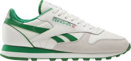 Reebok: Зелёные кроссовки  Classic Leather