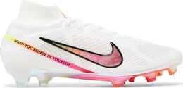 Nike: Белые кроссовки  Mercurial