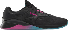 Reebok: Чёрные кроссовки  Nano