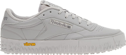 Reebok: Серые кроссовки  Club C